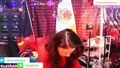 lainsaciableintensa online show from October 12, 1:31 am