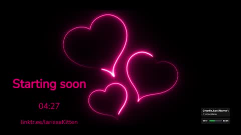 Snapshot of larissa_kitten chatting on September 9, 11:54 am Larissa  online show from September 9, 11:54 am