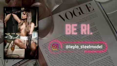 INSTA leylasteel model         online show from September 9, 4:07 pm