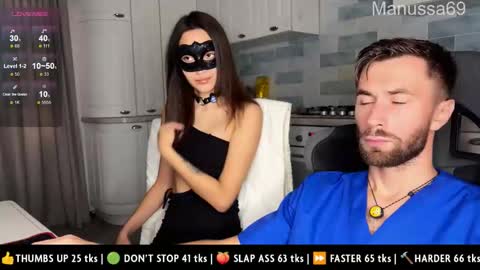 Manussa and Edward online show from October 2, 2:38 pm