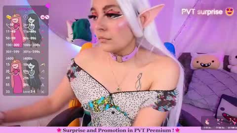 Snapshot of marcy_neko chatting on February 23, 5:07 pm Marceline online show from February 23, 5:07 pm