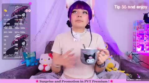 Snapshot of marcy_neko chatting on February 28, 6:20 pm Marceline online show from February 28, 6:20 pm