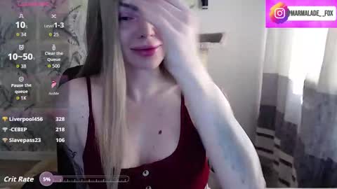 Marmalade Fox online show from February 1, 1:35 am