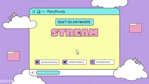Mary Moody online show from March 29, 12:45 am