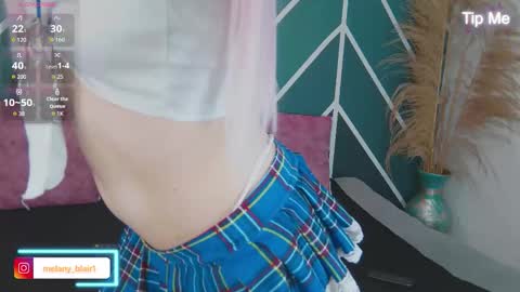 Melany online show from February 9, 8:33 pm