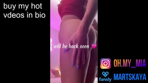 Mia Martskaya online show from November 30, 8:10 am