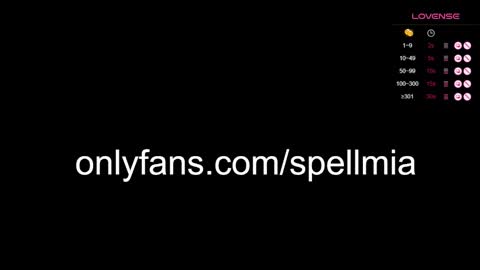 Mia  instagram miasspell online show from January 20, 10:48 pm