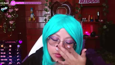Snapshot of midoriquinn chatting on September 25, 6:15 pm Midori 7u7 online show from September 25, 6:15 pm