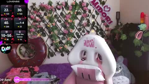 Snapshot of midoriquinn chatting on February 6, 9:06 pm Midori 7u7 online show from February 6, 9:06 pm