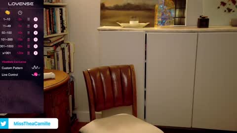 Snapshot of misstheacamille chatting on January 23, 11:05 pm MissThea online show from January 23, 11:05 pm