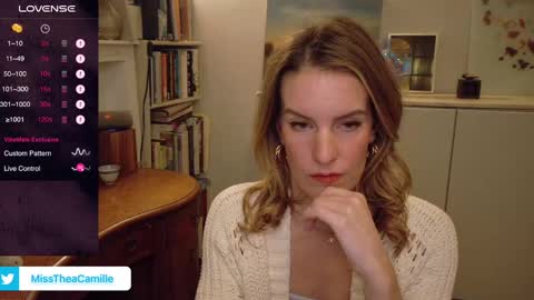 Snapshot of misstheacamille chatting on January 23, 4:19 am MissThea online show from January 23, 4:19 am