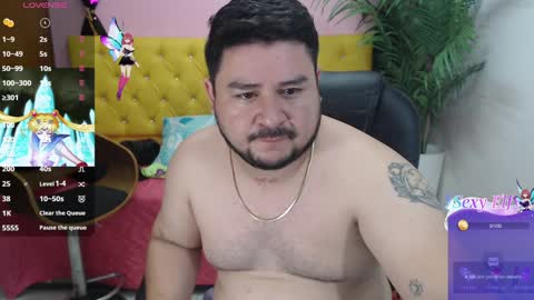 Snapshot of oso_gael chatting on February 6, 5:30 pm Bear Gael online show from February 6, 5:30 pm