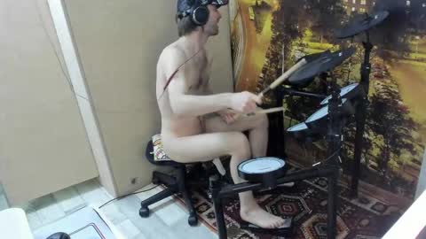 Naked Drummer online show from April 14, 3:37 pm