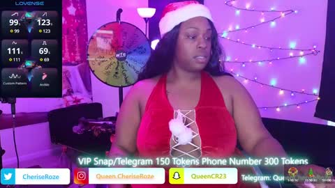 Queen Cherise Roze online show from December 25, 9:33 pm
