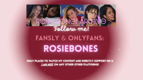 Rosie Bones online show from October 7, 9:11 pm