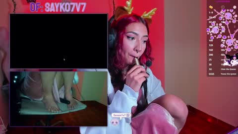 Snapshot of saiko7w7 chatting on December 9, 11:34 pm OF 15 off - online show from December 9, 11:34 pm