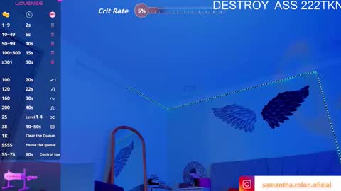 Snapshot of samantha_rolon chatting on October 3, 4:21 am Samatha online show from October 3, 4:21 am