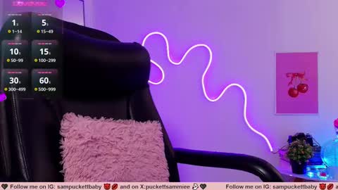 Snapshot of sampuckettbaby chatting on September 26, 7:00 pm sampuckettbaby online show from September 26, 7:00 pm