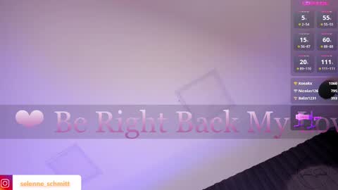 Snapshot of selenne_schmitt chatting on March 5, 7:06 pm Selenne online show from March 5, 7:06 pm