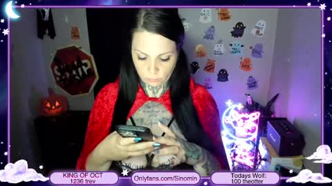 Snapshot of sinominx chatting on October 11, 3:33 am Sinomin online show from October 11, 3:33 am