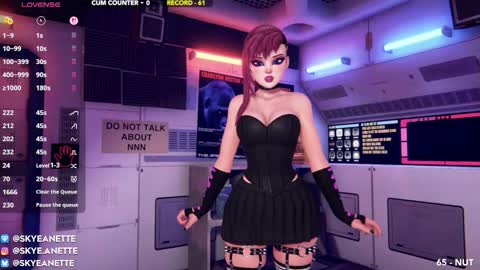 SkyeAnette online show from November 14, 2:14 am