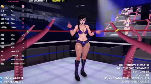 SkyeAnette online show from April 19, 1:17 am