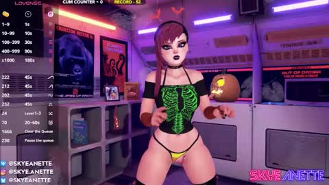 SkyeAnette online show from October 3, 1:15 am