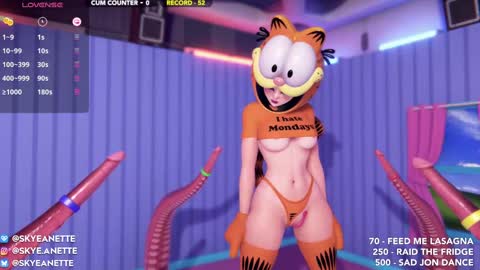 SkyeAnette online show from February 8, 2:15 am