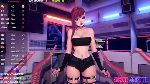 SkyeAnette online show from September 19, 1:10 am