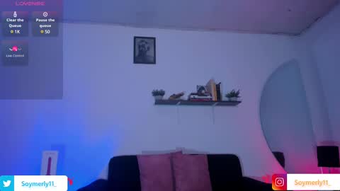 Snapshot of soymerly11_ chatting on February 12, 5:05 am Independent Model Merly online show from February 12, 5:05 am