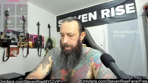 StevenRiseNYC online show from March 12, 2:41 am