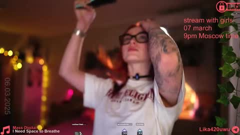 Lika ginger  Jessy blond   online show from March 6, 11:20 pm