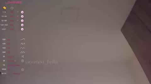 Snapshot of sweetest_bella chatting on September 18, 10:25 pm Bella online show from September 18, 10:25 pm