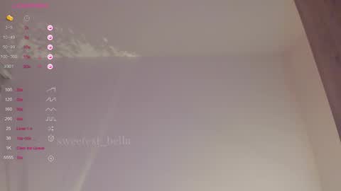 Snapshot of sweetest_bella chatting on October 11, 11:08 pm Bella online show from October 11, 11:08 pm