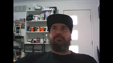 Snapshot of theozbeardguy chatting on January 13, 2:07 am aussiebeard online show from January 13, 2:07 am