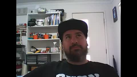Snapshot of theozbeardguy chatting on January 3, 2:10 am aussiebeard online show from January 3, 2:10 am