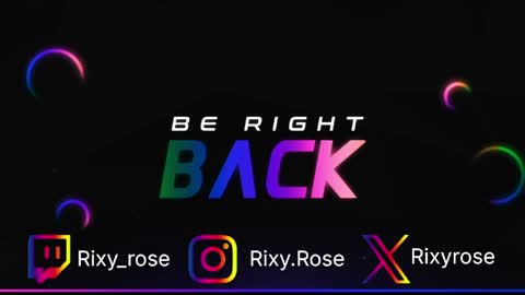 RixyRose online show from April 10, 1:55 am