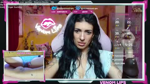 VenomLips online show from November 6, 1:58 pm