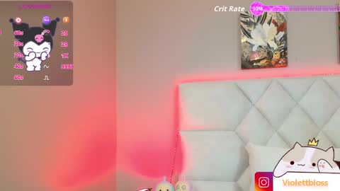 Snapshot of violettbloss chatting on October 1, 3:38 am Violeta online show from October 1, 3:38 am