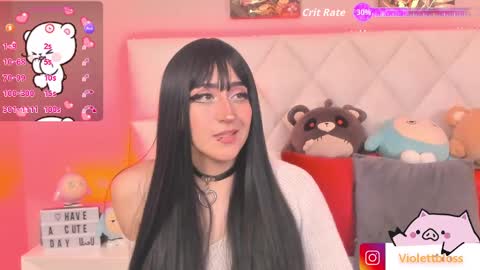 Snapshot of violettbloss chatting on September 24, 3:46 am Violeta online show from September 24, 3:46 am
