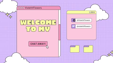 Violet Flowers online show from October 25, 4:18 pm