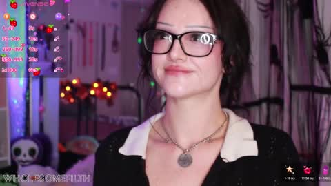 Snapshot of wholesomefilth chatting on October 20, 3:11 am Zoe Grace online show from October 20, 3:11 am