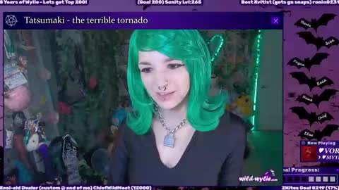 Snapshot of wildwylie chatting on October 30, 2:34 am Wylie Wanderlust online show from October 30, 2:34 am