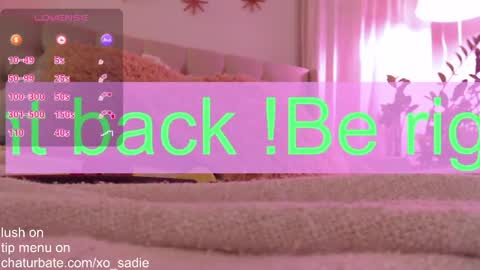 Xo Sadie online show from May 3, 6:19 am