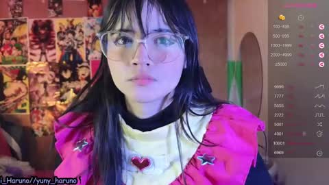 Snapshot of yuny_haruno chatting on February 18, 5:09 pm Haruno online show from February 18, 5:09 pm