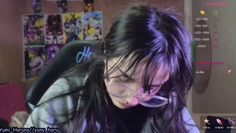 Snapshot of yuny_haruno chatting on February 19, 1:17 pm Haruno online show from February 19, 1:17 pm